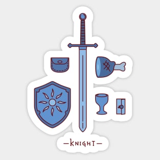 RPG Adventure Kit - Knight Sticker